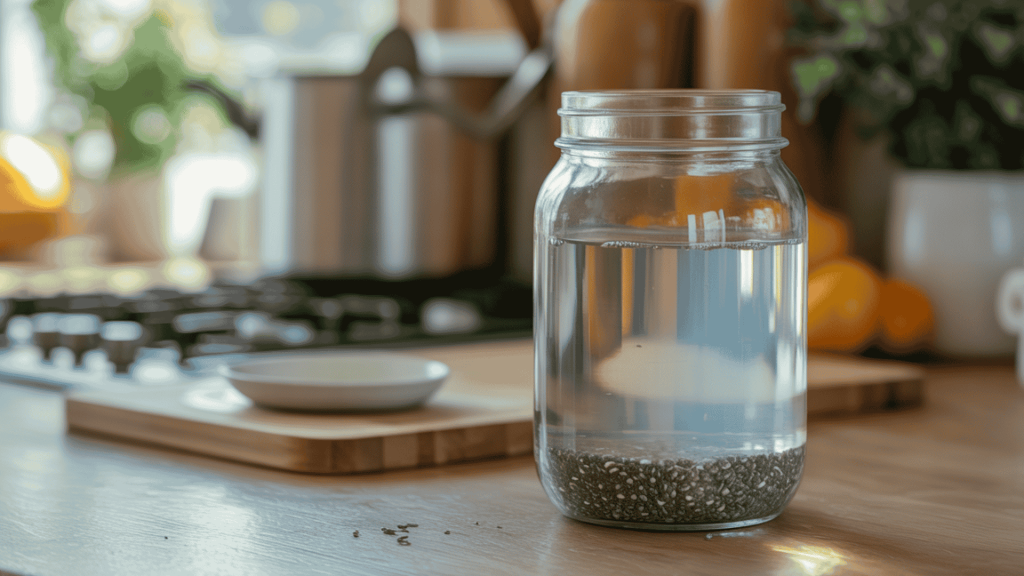 1. Chia Seed Hair Gel