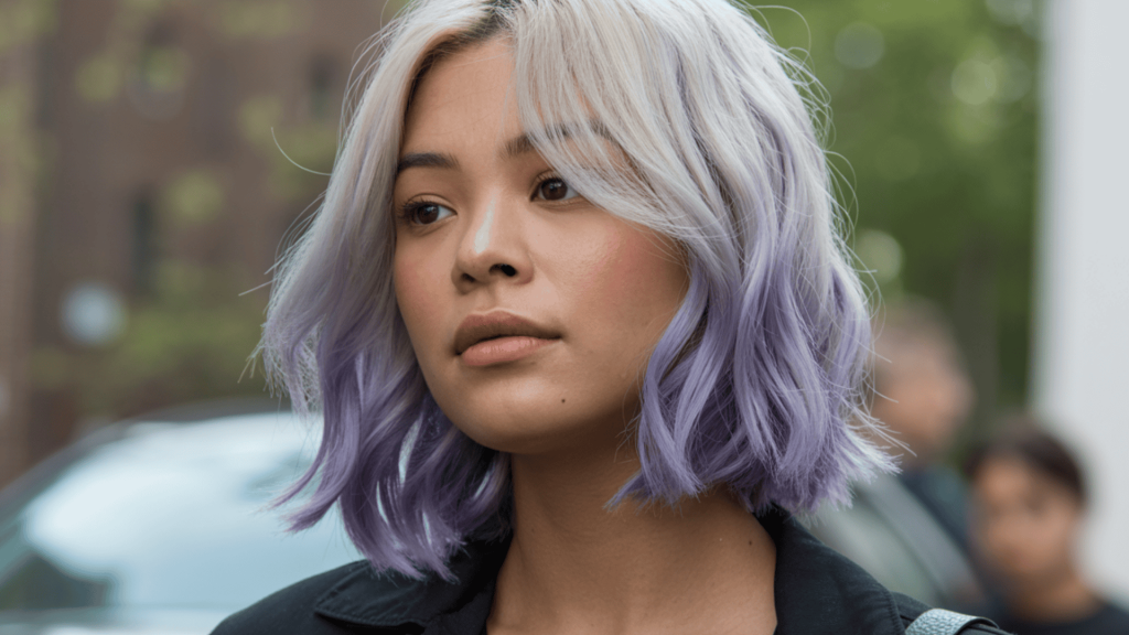 43. Lavender Tinted Silver Lob