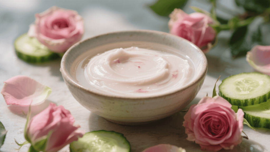 Cucumber and Rose Water Mask