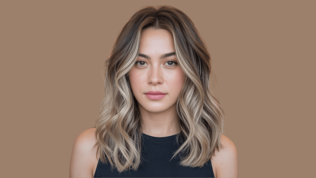 Dimensional Ash Balayage cool summer hair color