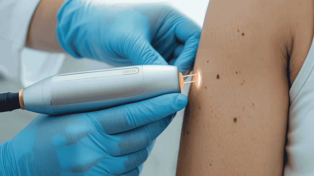 Featured Image how to remove flat moles from face permanently