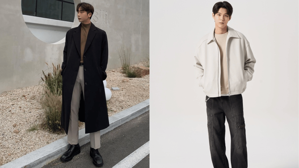 Funnel Neck Jackets and Peacoats