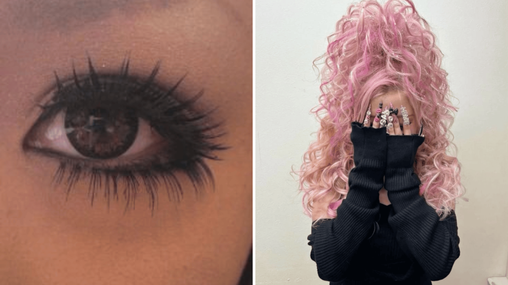 Makeup and Hair gyaru style