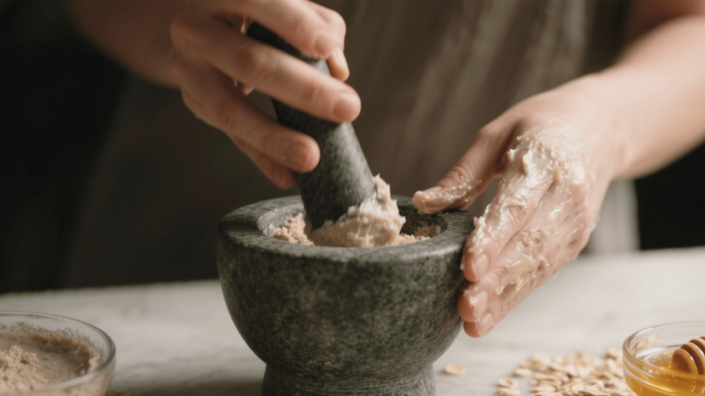 Oatmeal Scrub Treatment