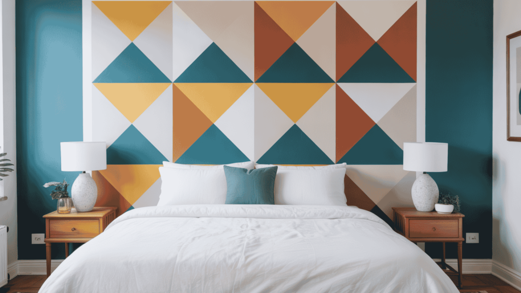 Painted Geometric Pattern