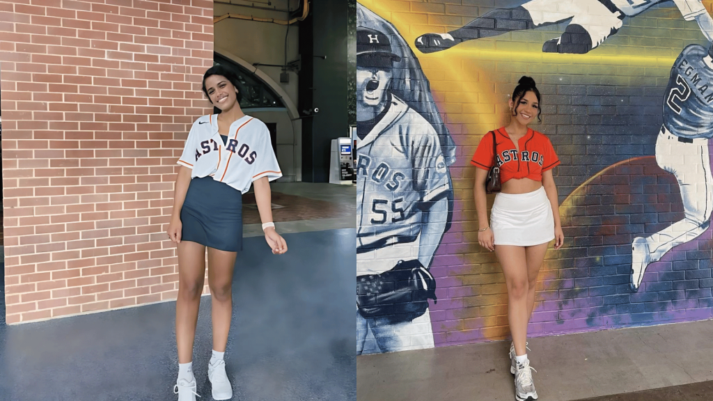 Pleated Skirt and Team Tee