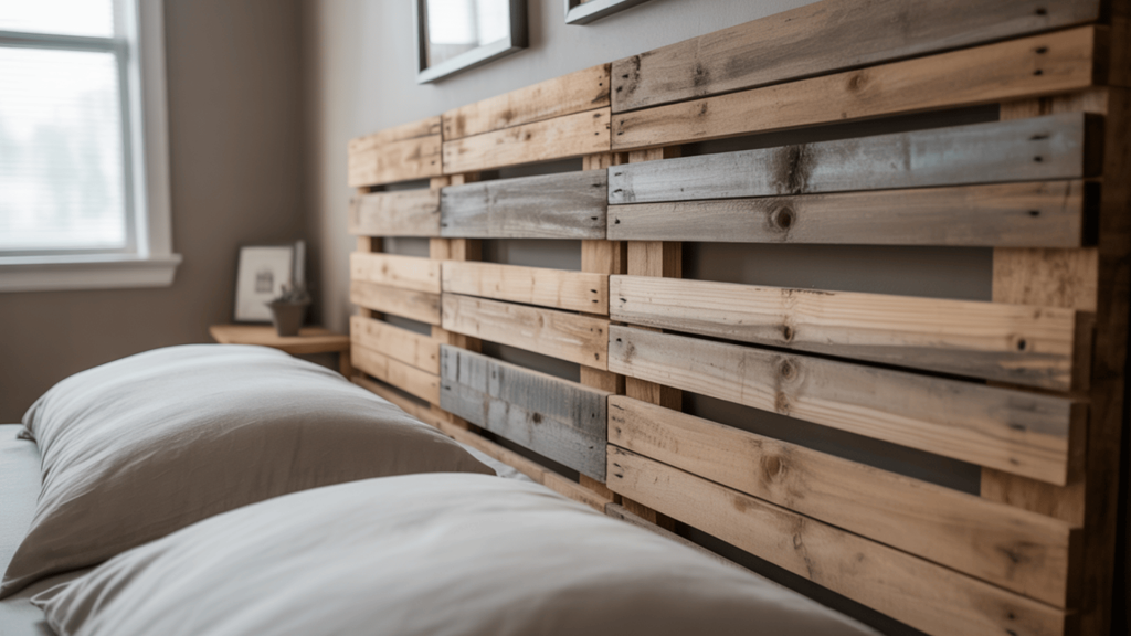 Reclaimed Pallet Headboard