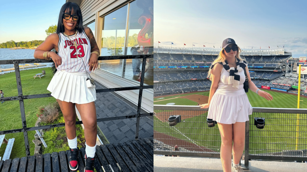 Ribbed Crop Top and Tennis Skirt
