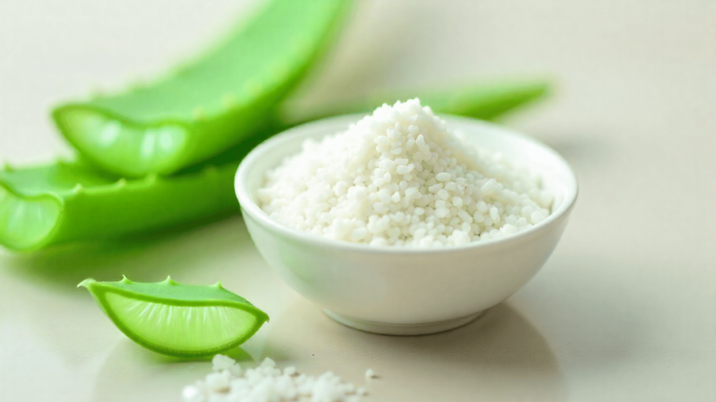Rice Flour and Aloe Vera Scrub