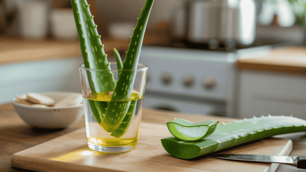 Step 1 Prepare the Aloe Vera Gel