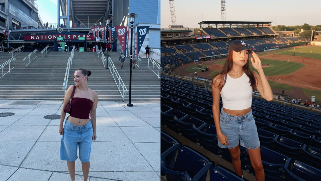 Tube Top and Denim Shorts