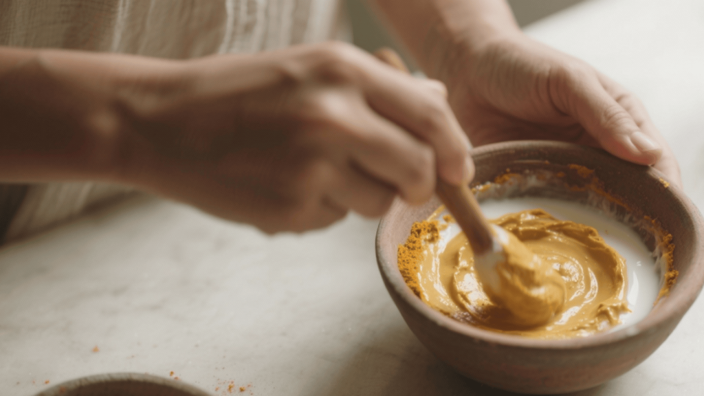 Turmeric and Milk Mask