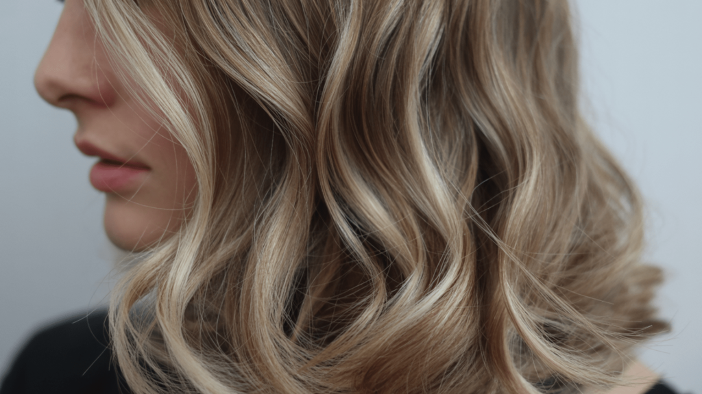 ash blonde babylights