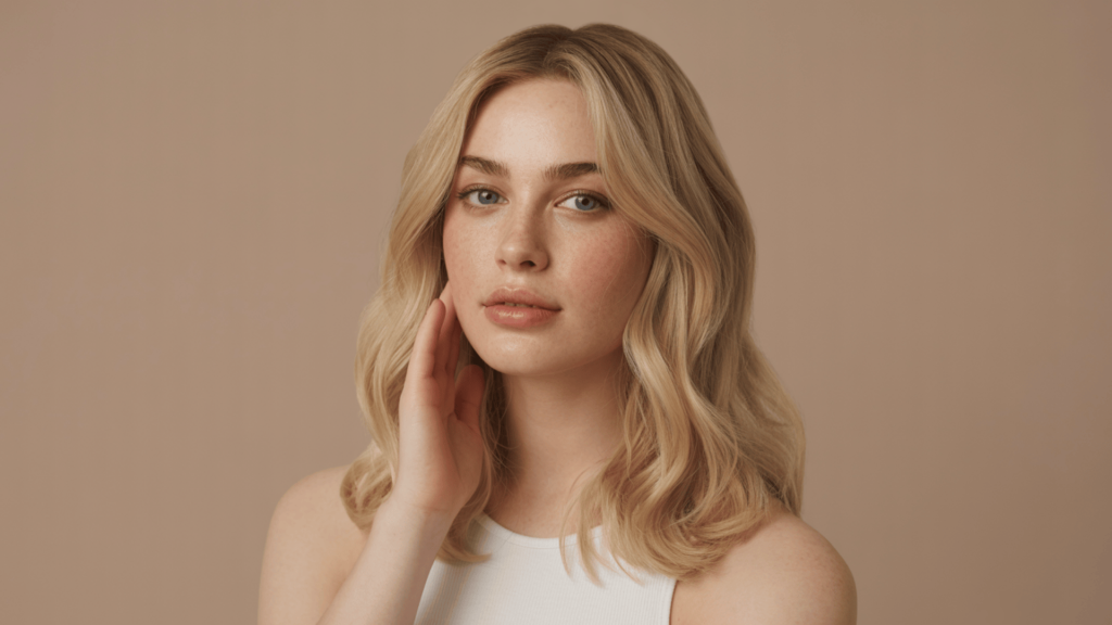 beige blonde cool summer hair color