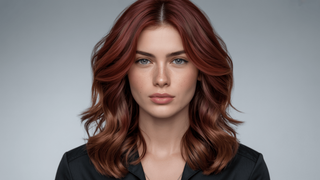 cool mahagony cool summer hair color