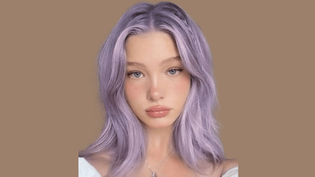 icy lilac cool summer hair color