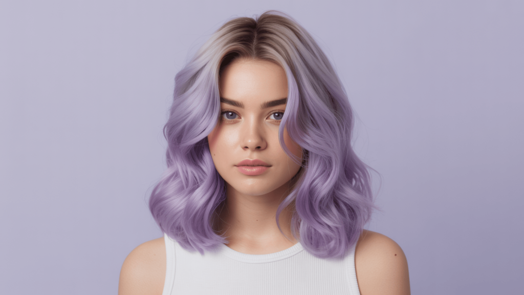 pastel lavender cool summer hair color