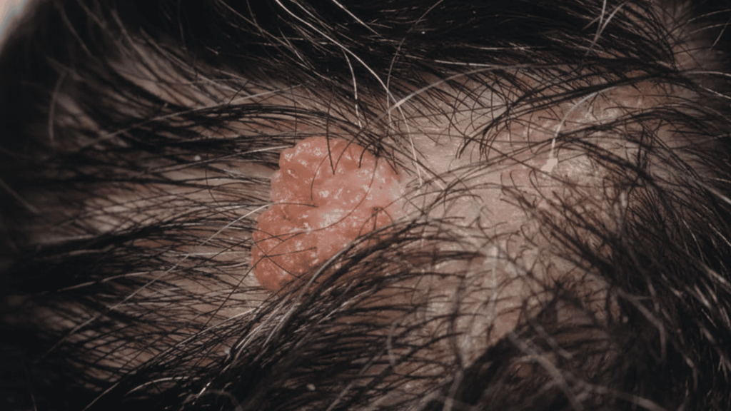 signs a mole on the scalp could be a problem