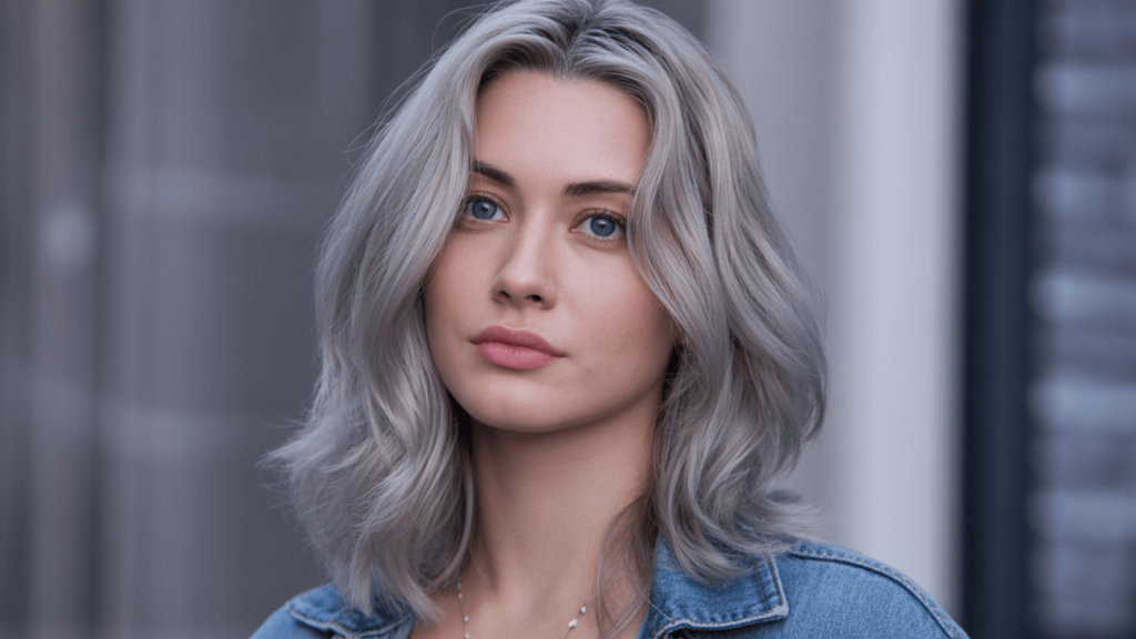 silver graycool summer hair color
