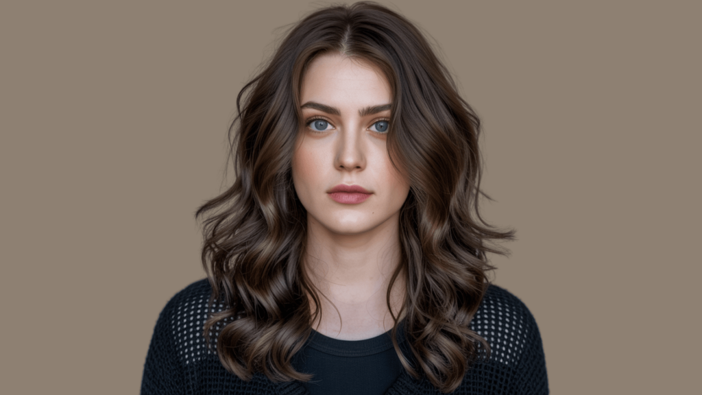 smokey dark brown cool summer hair color