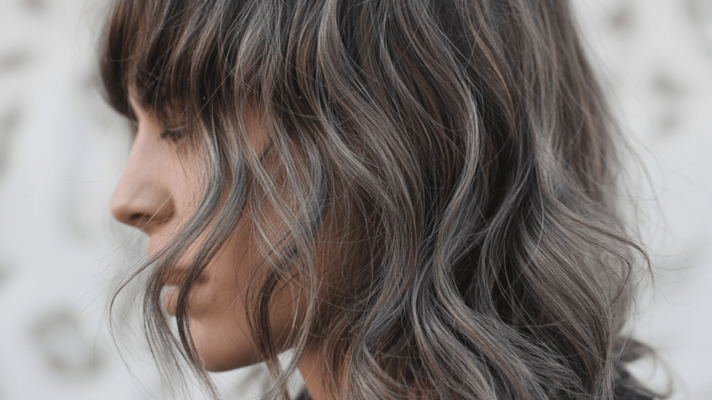 smoky gray highlights