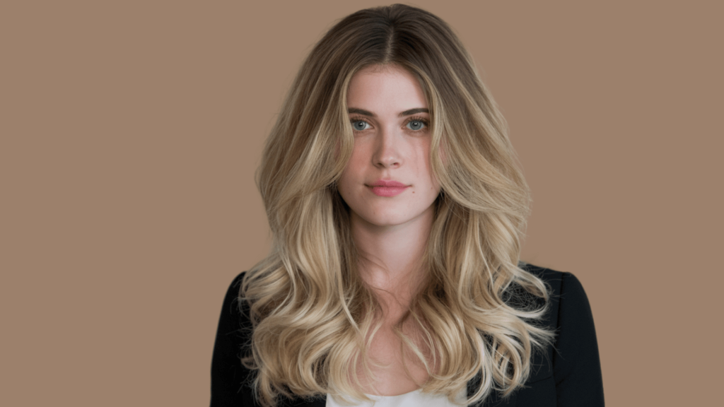 smoky ombre blonde cool summer hair color