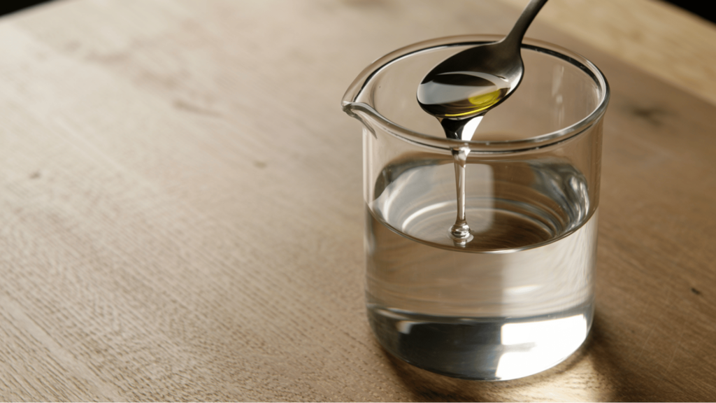 step 1 prepare the water phase