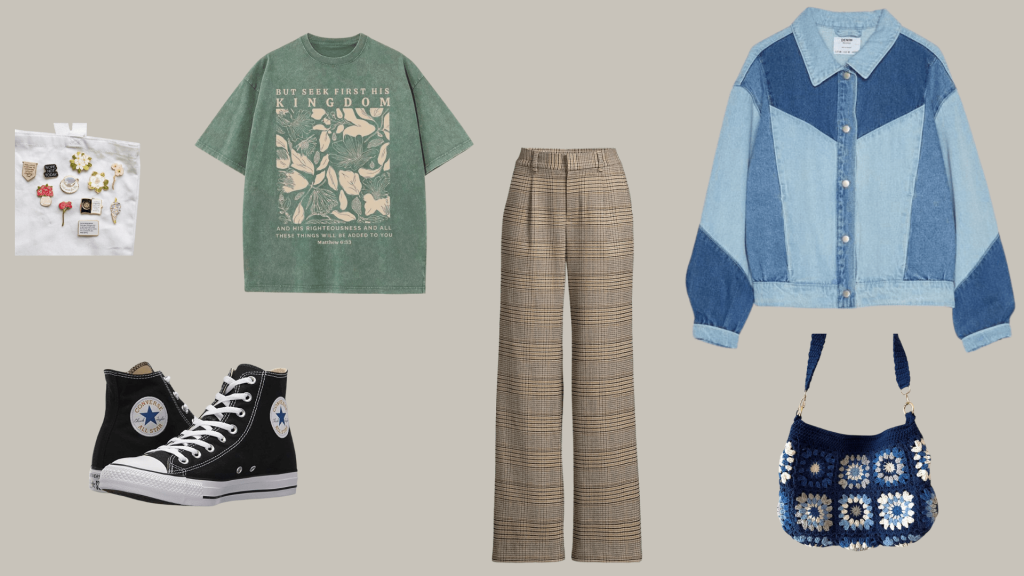 vintage thrift mash up