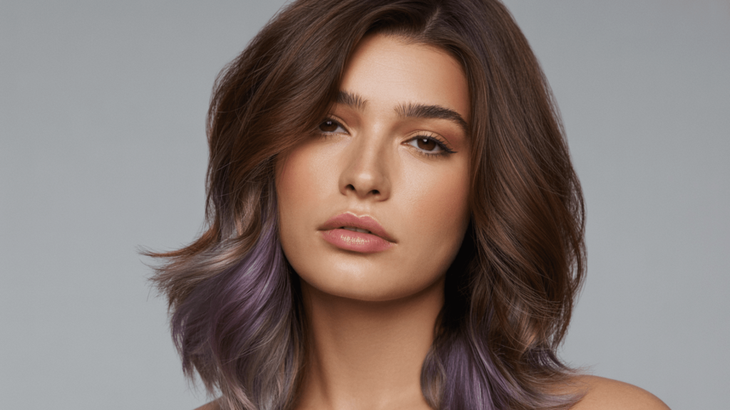 violet tinted espresso