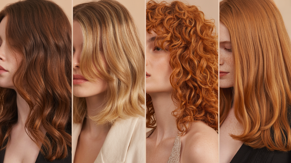 warm autumn hair colors