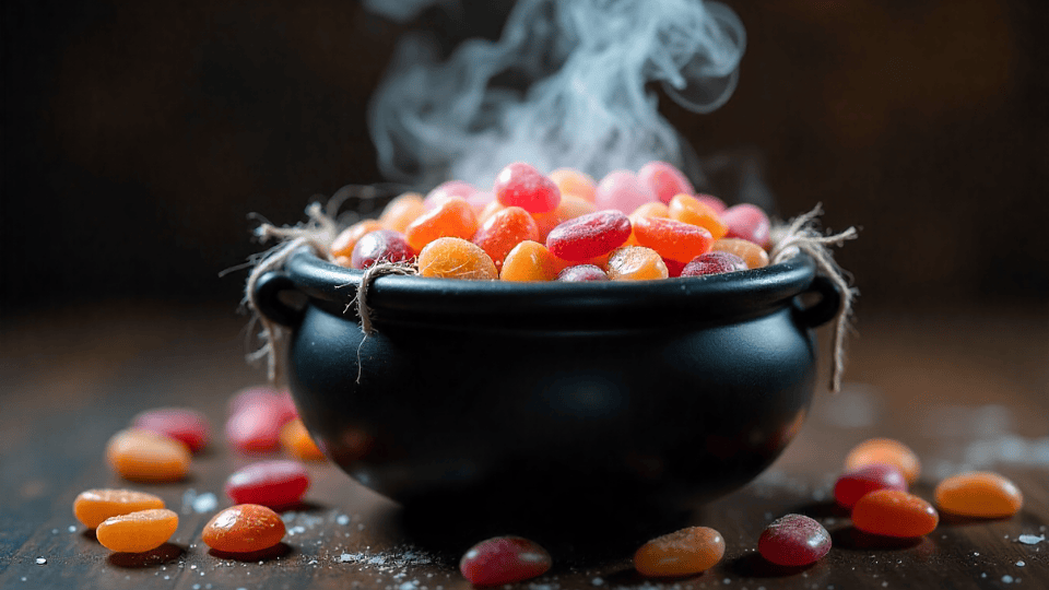 Cauldron Candy Bowls halloween decor ideas