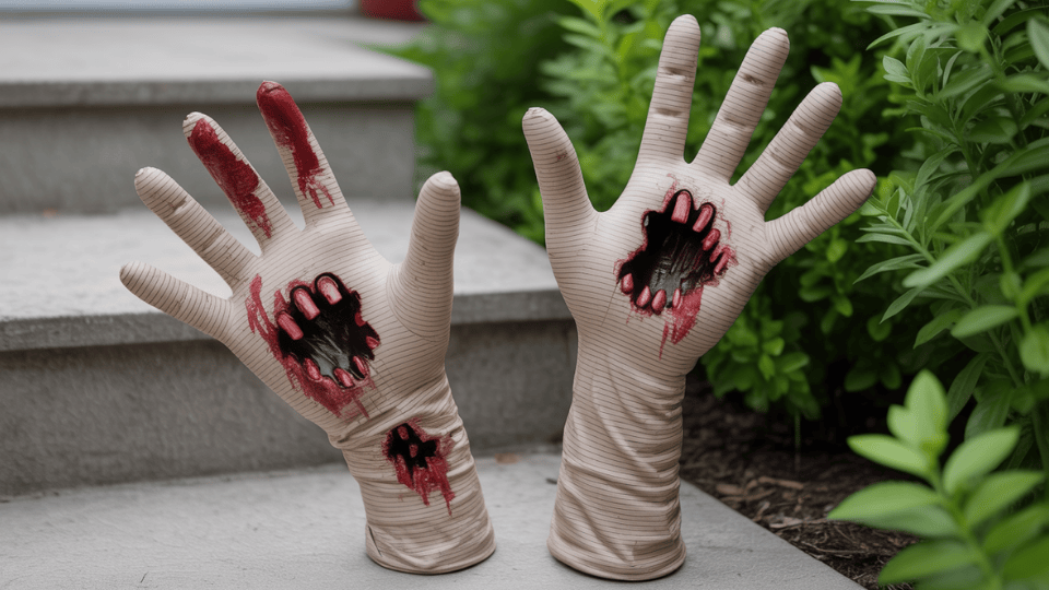 Zombie Hands halloween decor ideas