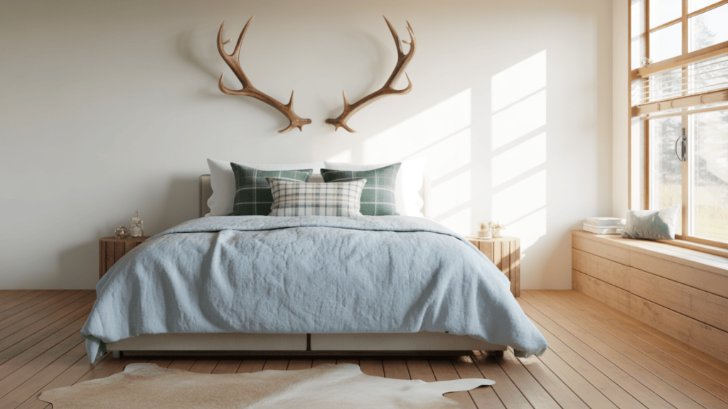 antler inspired wall decor