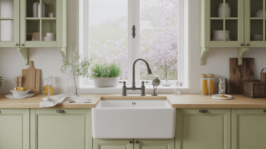 farmhouse sink with apron front