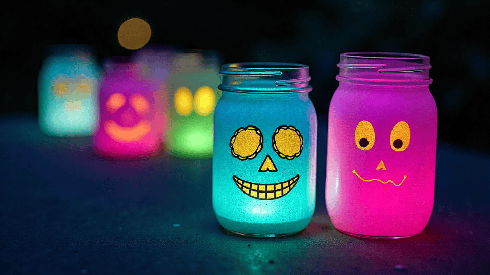 glow in the dark halloween decor ideas