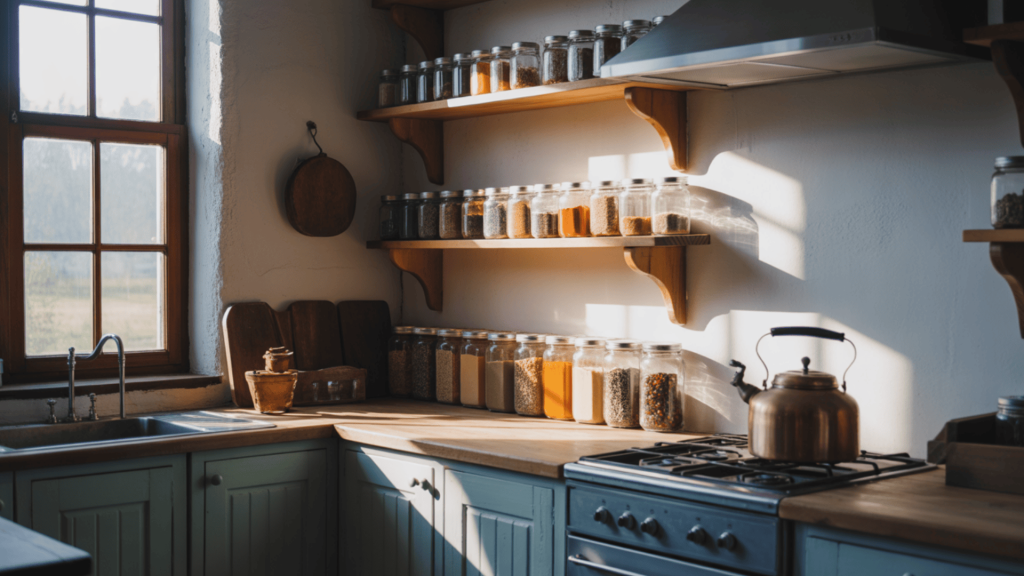 mason jar storage jars