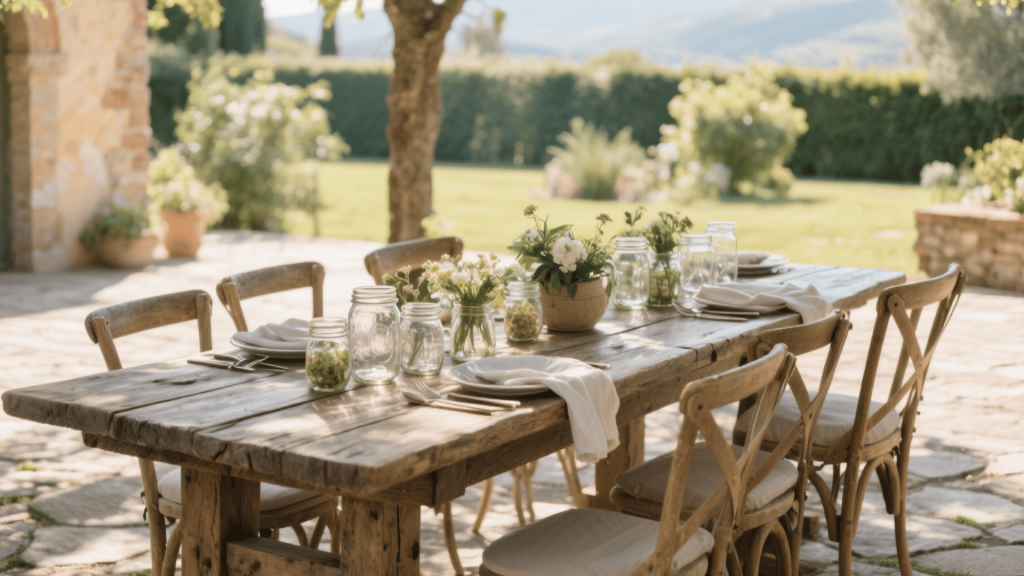 outdoor dining table