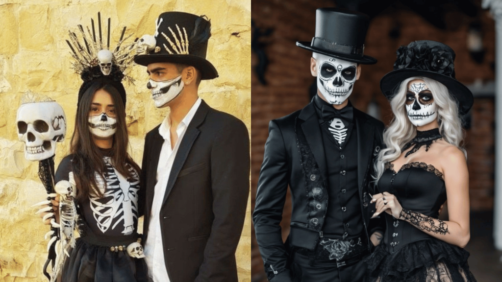 skeleton couple