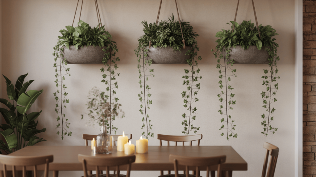 wall mounted planters as living art
